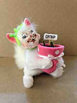 ANNALEE 4" CATNIP GARDEN KITTY - Easter - NEW with Tag - 2016 (5130)
