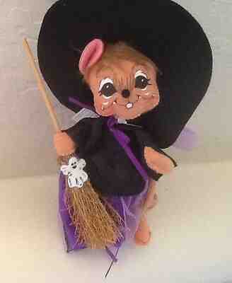 ANNALEE ~ 2010 ~ Halloween ~ "Purple Witch Mouse"  ~ NWT ~ Free Shipping