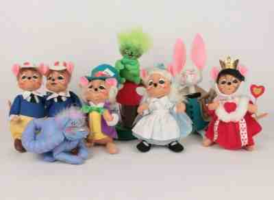 Annalee Alice In Wonderland Storybook Mice FULL COLLECTION 2006