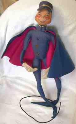 Rare VINTAGE 20” Annalee FRENCH  POLICEMAN GENDARME Doll 1963