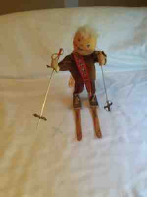 Older 8"  Annalee  Boy  Skier