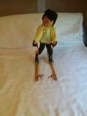 Older 10" Annalee Boy Skier