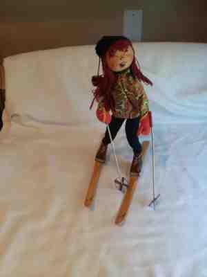 Older Annalee 10" Girl Skier