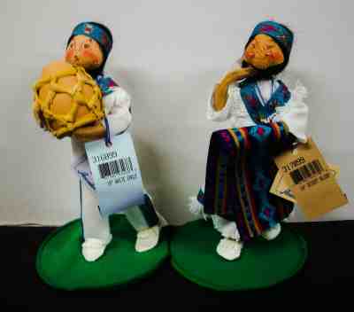 Annalee 10" 1998 White Eagle & Desert Bloom Indian doll  *RARE* 
