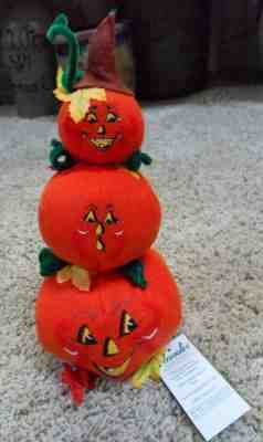 Annalee Halloween 10" Pumpkin Tower #302213