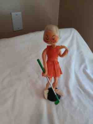 Older Annalee 10  inch Lady Golfer