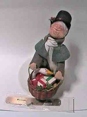 VINTAGE ANNALEE 1989 SCROOGE A CHRISTMAS CAROL DICKENS SERIES #6562 LIMITED ED.