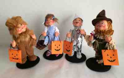 Annalee ~2017~ Halloween ~ Wizard of Oz ~  Dorothy/ Scarecrow Lion Tin Man ~ NWT