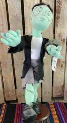 AnnaLee Mobilitee Doll Vintage Halloween Frankenstein "Franky & Friend" 30 Inch