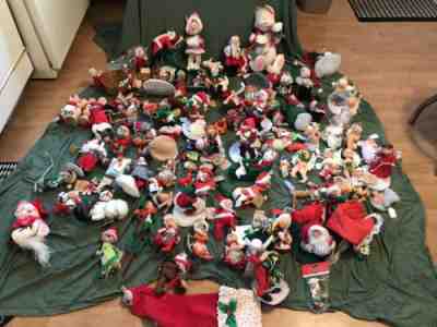 Large Lot Of Annalee Dolls (87)