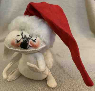 Vintage Annalee Mobilitee Doll Yum Yum Christmas Bunny 1964 Made in USA 