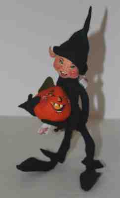 ANNALEE 10" 1997 PUMPKIN PATCH ELF HALLOWEEN 2990
