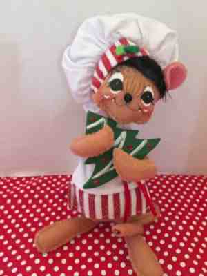 Annalee Christmas 6” 2011 Shimmermint Chef Mouse NWT & Free Shipping