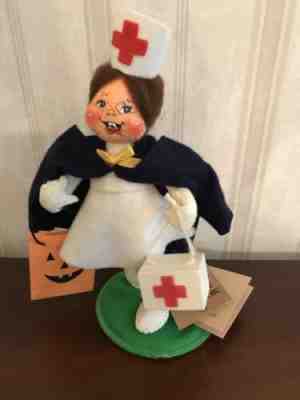1999 Annalee Dolls 7” Halloween Nurse Kid #307199 - W/Tags And Bag