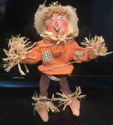 2006 Annalee Mobility 10" Scarecrow Doll Halloween Fall Autumn 