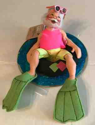 Rare Annalee Limited Addition  Santa with Plaque