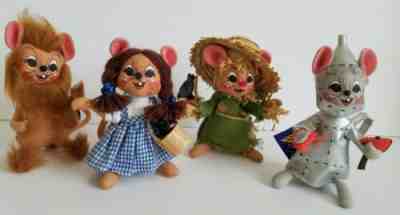 Annalee Wizard of Oz - Macy's Exclusive -  Storybook Mice Set of 4 Annalee Dolls