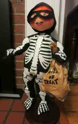 Vintage 1996 30" Skeleton Kid Halloween Doll