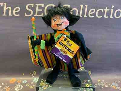 Annalee Dolls Black Orange Warlock Elf NWT Best Witches 75th Cracker Barrel 2010