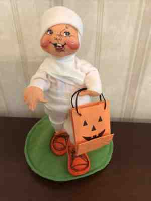 1998 Annalee Dolls 7” Halloween Trick Or Treat Mummy Kid #3057 -W/Tags & Bag