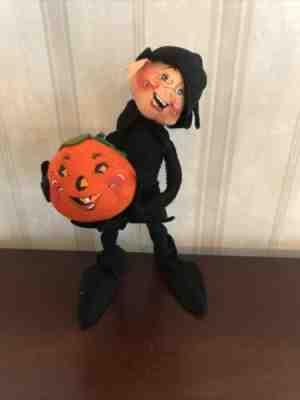 1997 Annalee Dolls 10” Pumpkin Patch Elf #2990 - W/Tags & Bag