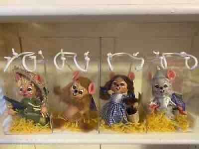 NEW 2003 ANNALEE WIZARD OF OZ STORYBOOK MICE SET MACY'S EXCLUSIVE W/BOXES & TAGS