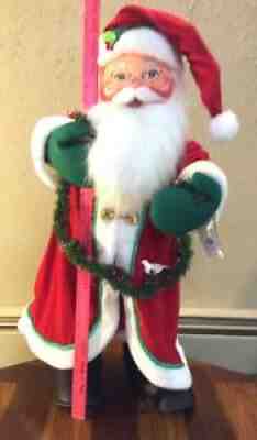 AnnaLee Mobilitee Doll Vintage Christmas Yuletide Mr. Santa Large 30 Inch