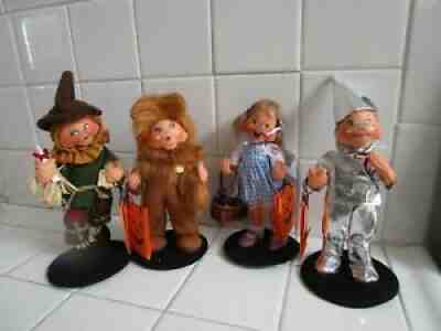 ANNALEE WIZARD OF OZ DOROTHY TOTO TIN MAN LION SCARECROW BRAND NEW