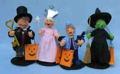 2019 6" ANNALEE HALLOWEEN WIZARD OF OZ KIDS - SET OF 4 - NEW