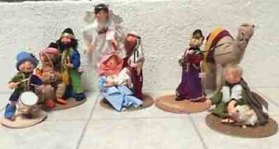 AnnaLee Mobilitee Doll Vintage Christmas Nativity Set