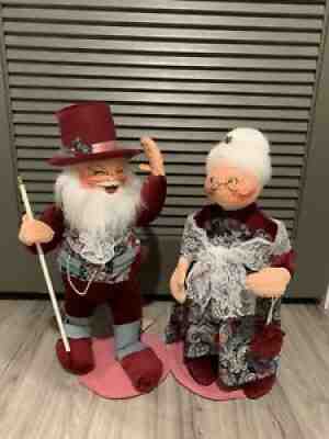 1993 Annalee 18â? Mr & Mrs Victorian Santa, HTF