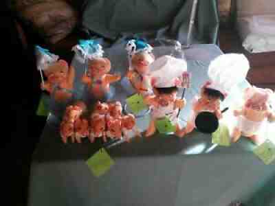 ESTATE LIQUIDATION: 14 ANNALEE DOLLS/PIGS BLUE TUTU BALERINA + 11 MORE..........
