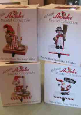 complete set of annalee mantel collection christmas mouse snowman candystripe