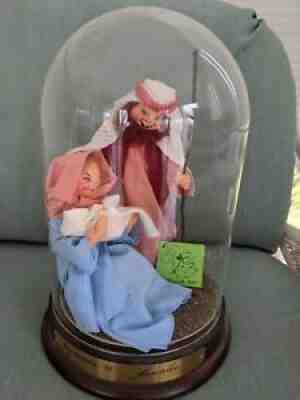 Annalee The Nativity Collector Series #1017 Mary, Joseph, Baby Jesus 1987 - Rare