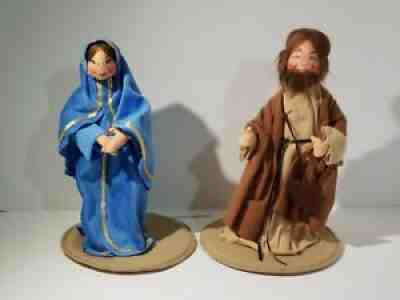 Annalee 1998 Christmas Nativity Joseph And Mary Set