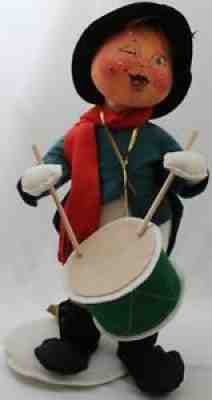 *RARE* 1998 18" DRUMMER BOY WINKING, OPEN MOUTH ORIGINAL TAGS & BAG - VERY GOOD