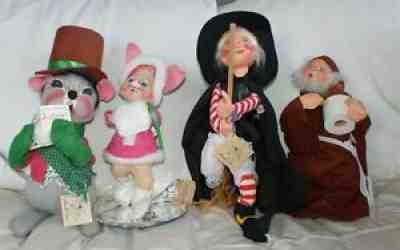Annalee Christmas Dolls Huge lot 45 DOLLS LARGE MEDIUM & SMALL WITCH ANGELS MONK