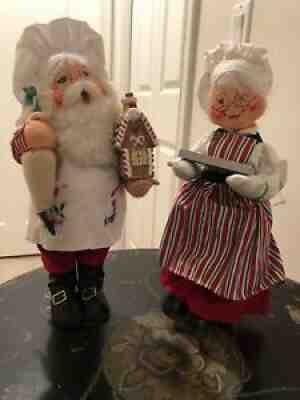 Annalee 13â? Baking Mrs. & Mr. Santa Claus 2004