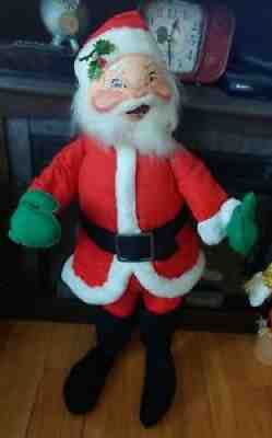 Santa Annalee Doll Large 32" vintage