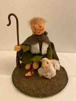 Annalee Nativity Shepherd Boy with Lamb 1988 Rare