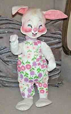 ANALEE MOBILITEE 1970 LARGE 18" EASTER BUNNY MINT CONDITION FREE SHIPPING!!!