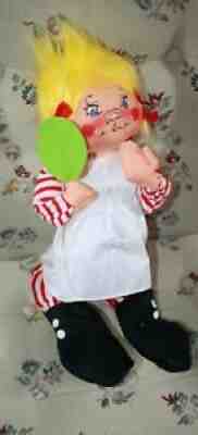 17" Vintage Christmas Lollipop Child Display Annalee Dolls Hand Sewn 1971 #4