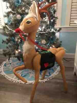 Annalee Dolls VINTAGE 38â? Christmas Reindeer ~ Collectible 38â? Doll 1965 Rare
