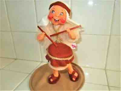 ANNALEE CHRISTMAS NATIVITY SHEPHERD BY DRUMMING BIG SMILE USA MADE 1998