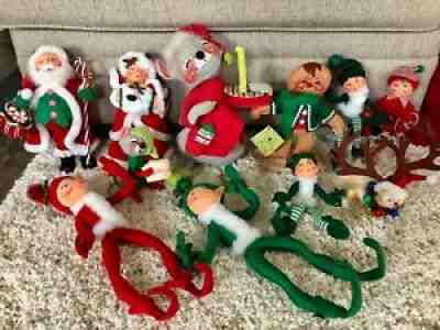 Annalee Christmas Doll Lot (11 total)