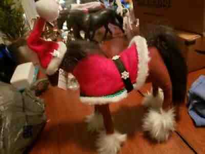 Annalee Christmas Clydesdale Lot Of 2