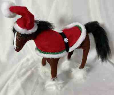 VERY HARD TO FIND Annalee Doll ~10" Snowflake CLYDESDALE Horse
