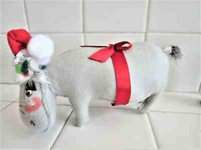 ANNALEE CHRISTMAS SANTA SNOW BALL HIPPO BRAND NEW FINAL 1 FOREVER
