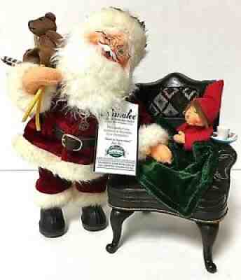 Annalee Santaâ??s Arrival 10" Santa Claus Doll Christmas Figurine Decoration 2005