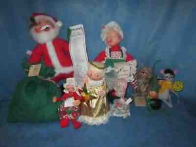 Vintage Lot AnnaLee Christmas Dolls Military Easter St. Patricks Angel